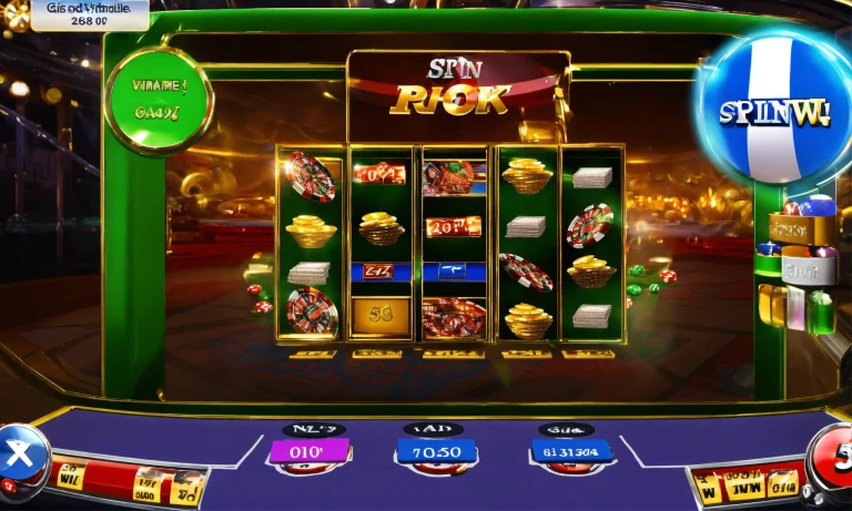 Spin Win game. This is a virtual roulette.