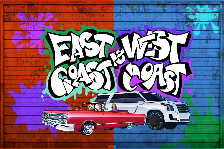 Serunya East Coast vs West Coast Slot Online